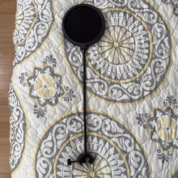 Brand New Unused Microphone Pop Filter with Gooseneck Arm & Clip – Black Round