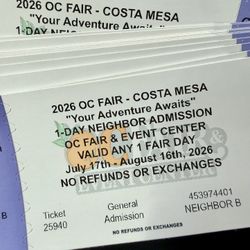 OC Fair Tickets 