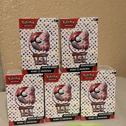Pokemon Scarlet & Violet 151 Booster Bundles - New 