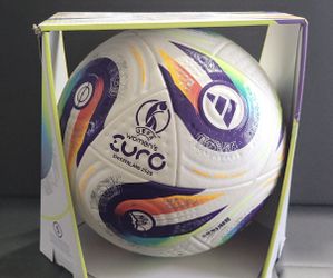 Adidas UEFA Women's EURO25 Pro Soccer Ball, Size 5