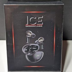  ICE Design Labs True Wireless Earbuds with Portable Charging Case