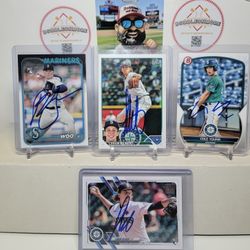 Seattle Mariners Autographs Baseball Cards 