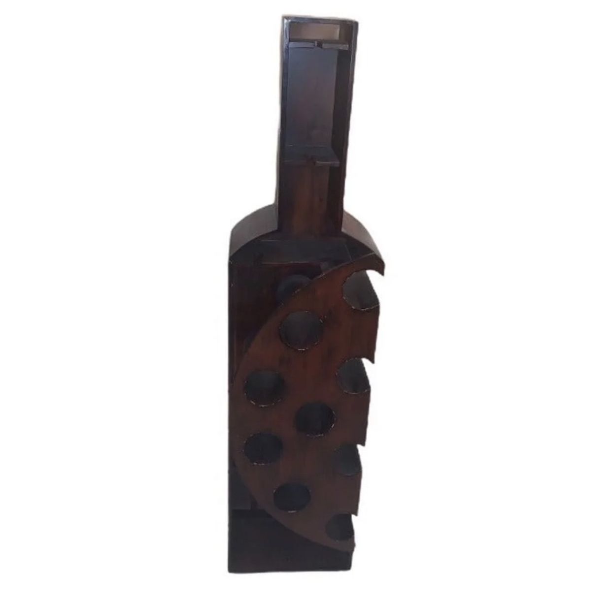 Wine rack Tall Wooden Free standing Wall Mount