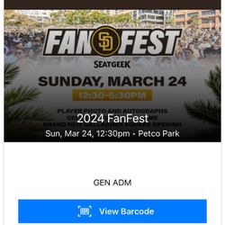 Padres Fan Fest 2024 (4 tickets)
