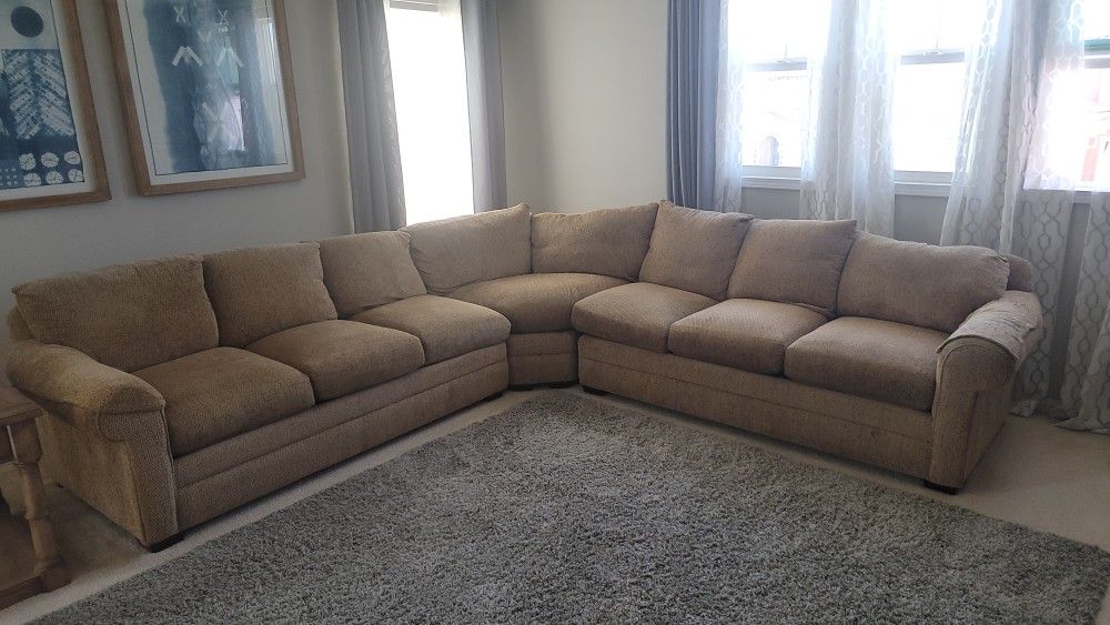 Sectional Sofa, 3 Pieces
