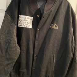 Men’s vintage Disney promotional Buena Vista Home Video black XL jacket $30 Located PharrTexas 78577