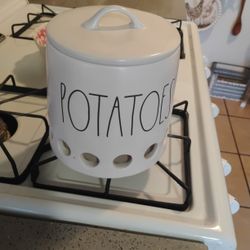 RAE DUNN  POTATO CANISTER 