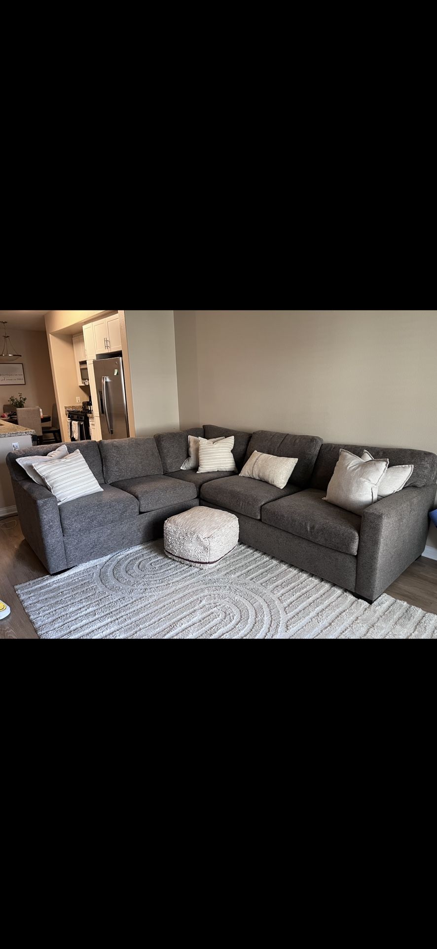 Gray Sectional Couch