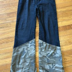Camo Flared Black Walmart Jeans