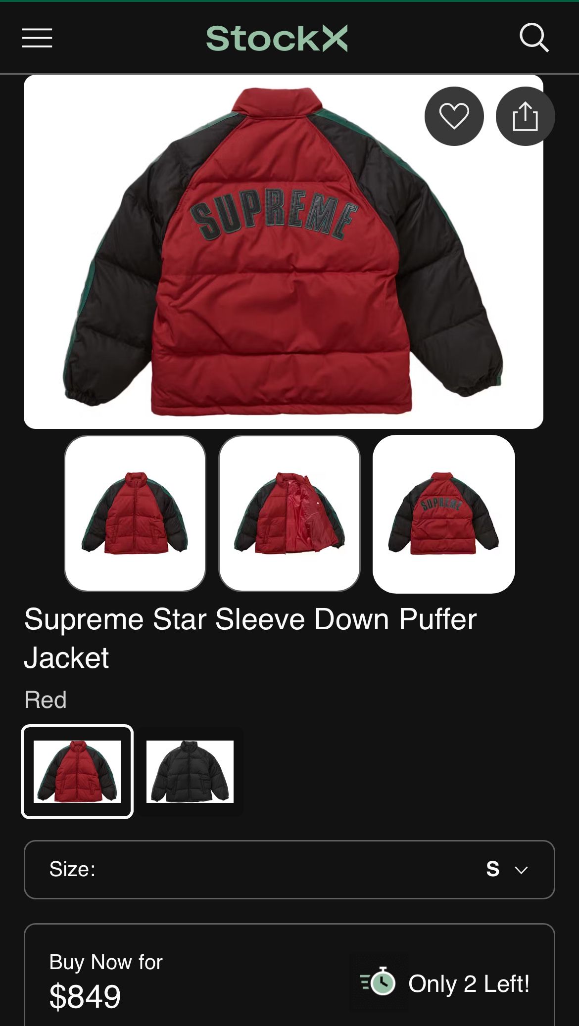 Red Supreme Coat(Really A Burgundy Color)