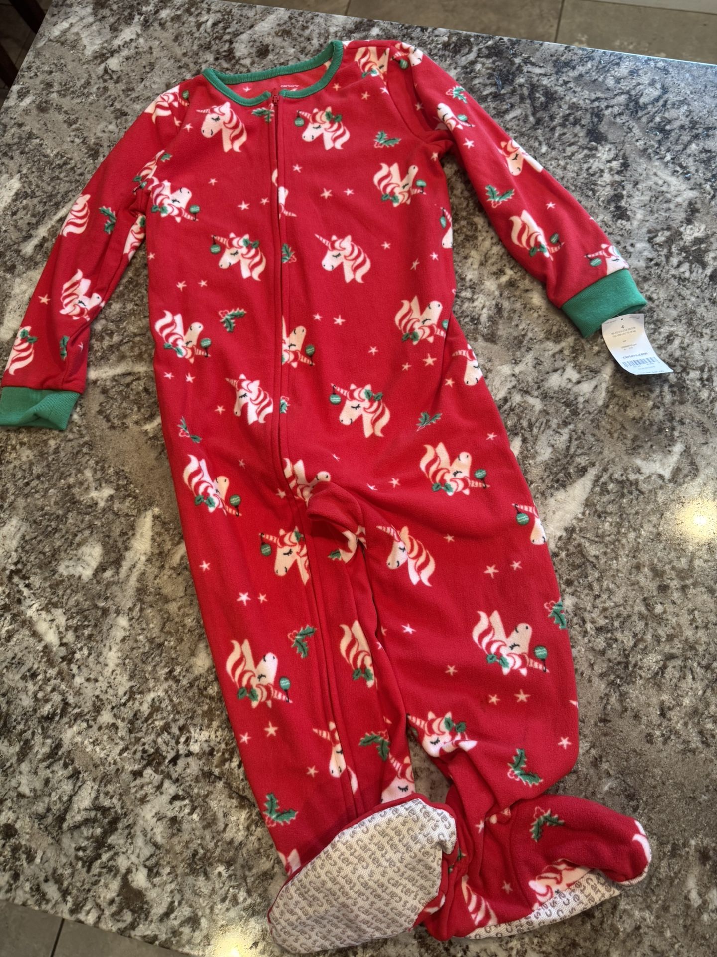 Toddler Girl Christmas Pajama Size 4