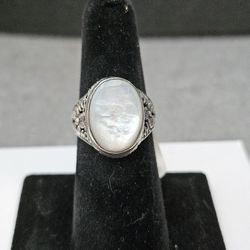 Bali Mother Of Pearl Ring 