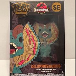 New Funko POP Pins Jurassic Park World Dominion DILOPHOSAURUS SE 