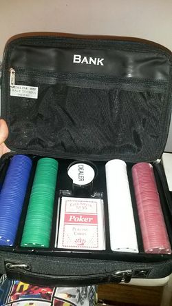 Nice poker chip set