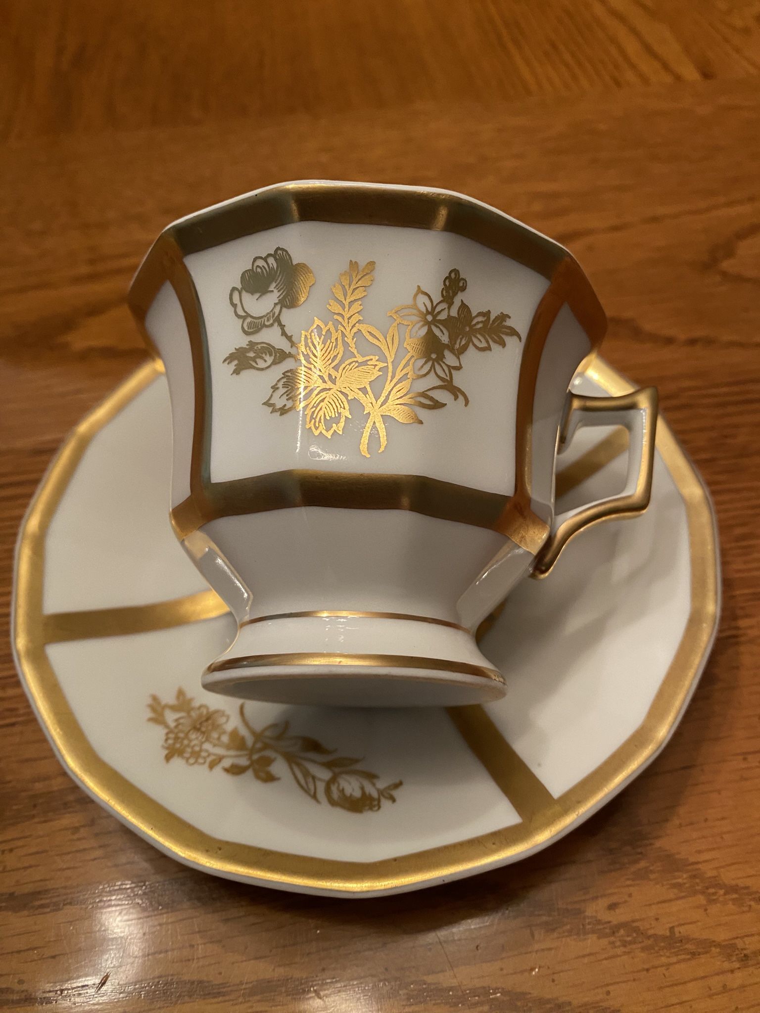 Antique Cup & Saucer Set 