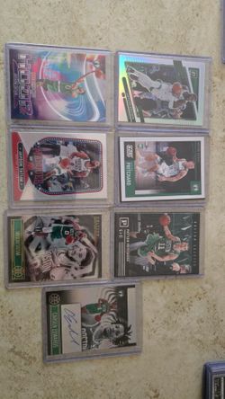 Boston Celtics NBA Trading Card Lot of 7