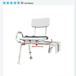 Tub Mount Swivel Sliding Bench 