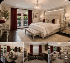 Drapes/Curtains and Rods