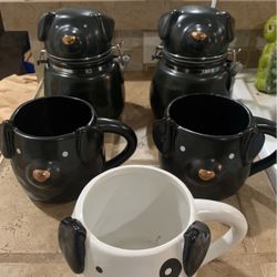 Puppy Dog Canister And Mug Set