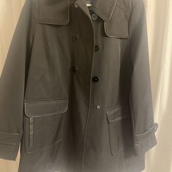 Black Raincoat Style Size XL