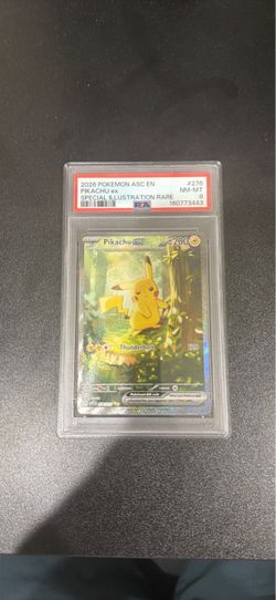 Pikachu ex #276 PSA 8