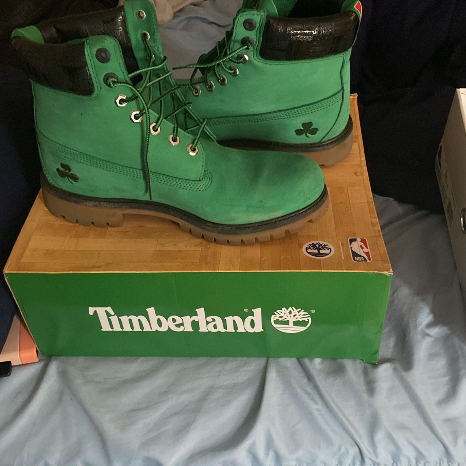 Timberlands Boston Celtics , Green.size 9 In Men