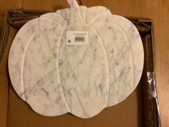 Marble Pumpkin Shaped Cutting Board