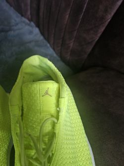 Air Jordan Future Volt Yellow Sneakers , Men’s US 9.5 Size  Rare