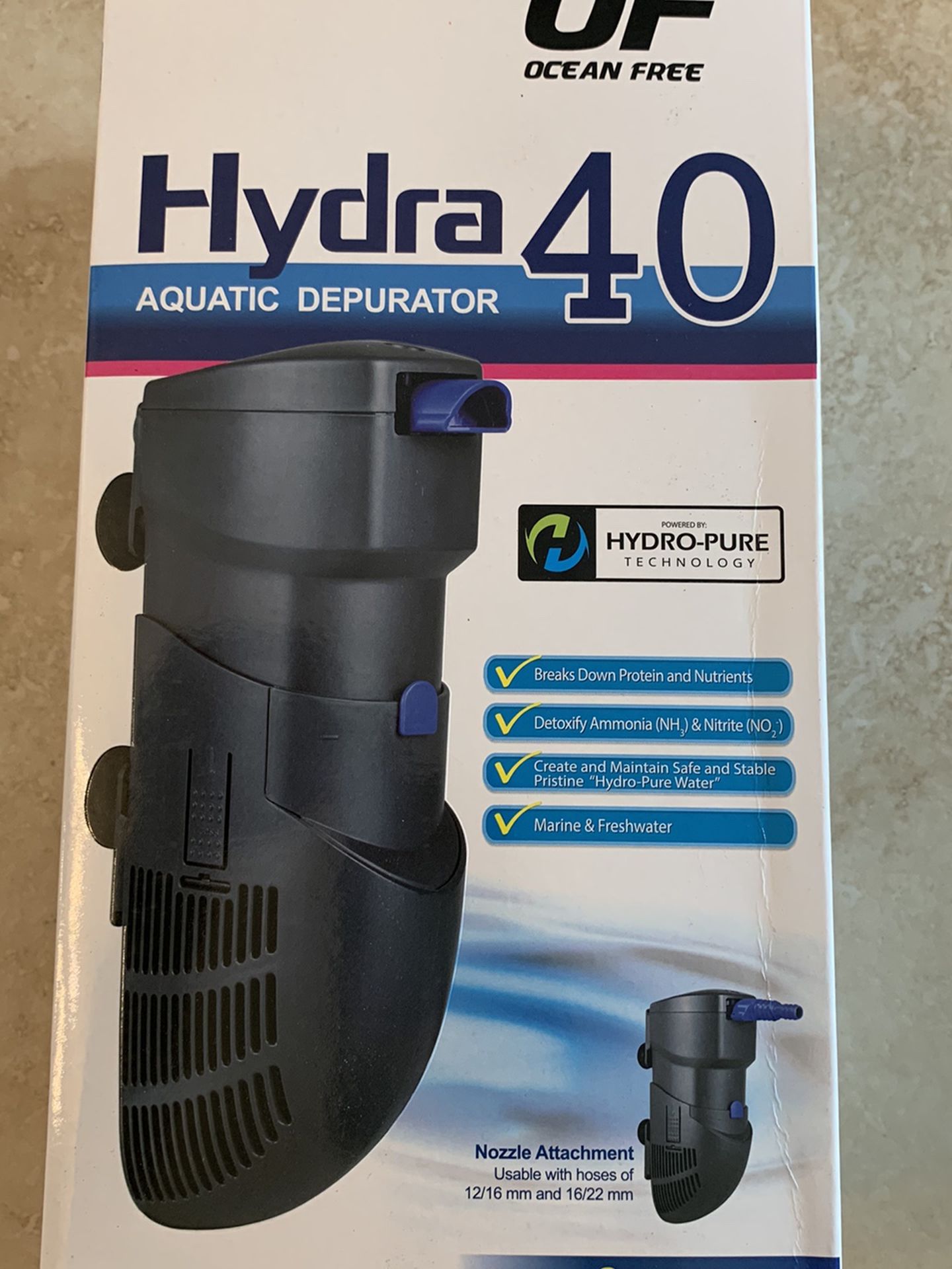 Filtro Hydra 40 Aquarium Hydra Filter Aquatic Depurator