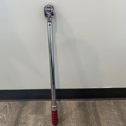 Snap-on Tools Red 1/2" Drive Click-Type Micro Torque Wrench QE3R250r