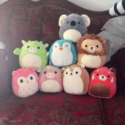 Squishmallows (set of 8)