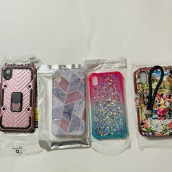 iPhone XR Liquid Glitter Shockproof Cover wallet + marble + Ring Case.