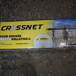 CROSSNET Four Square Volleyball Game