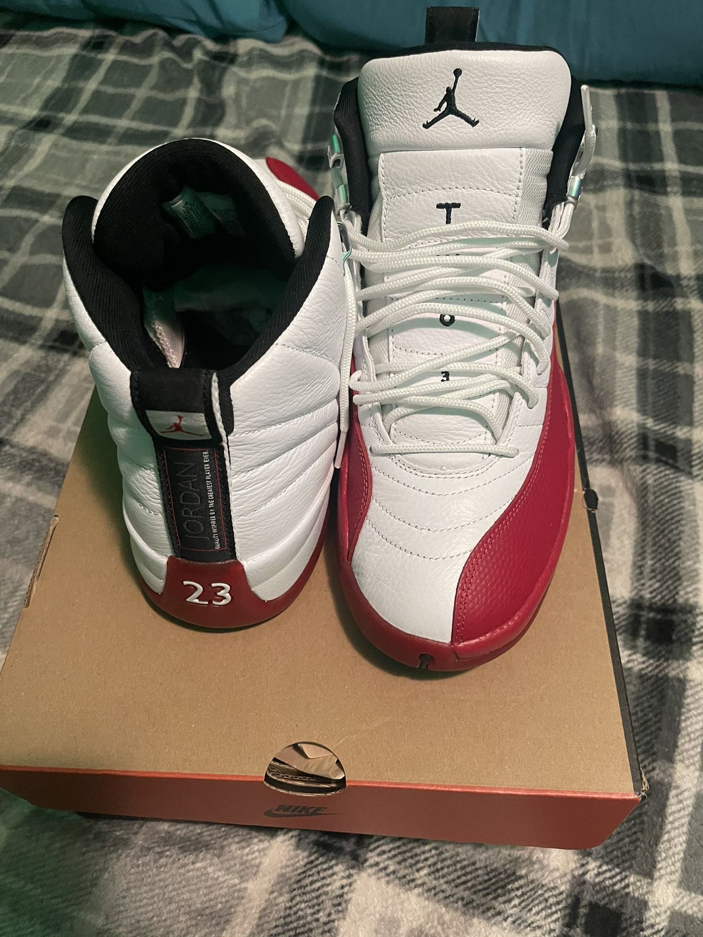 Cherry 12s Size 10.5 Worn 1x 190$ Or Trades⚛️