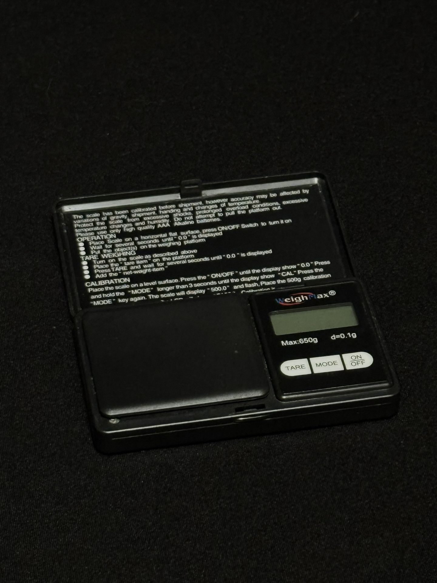 WeighMax Digital Pocket Scale