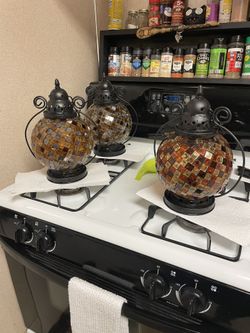 Mosaic Candle Lantern