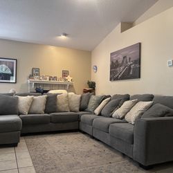 Free Delivery U Shape Sectional Ashley Furniture