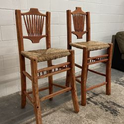Vintage Rustic Bar Stools