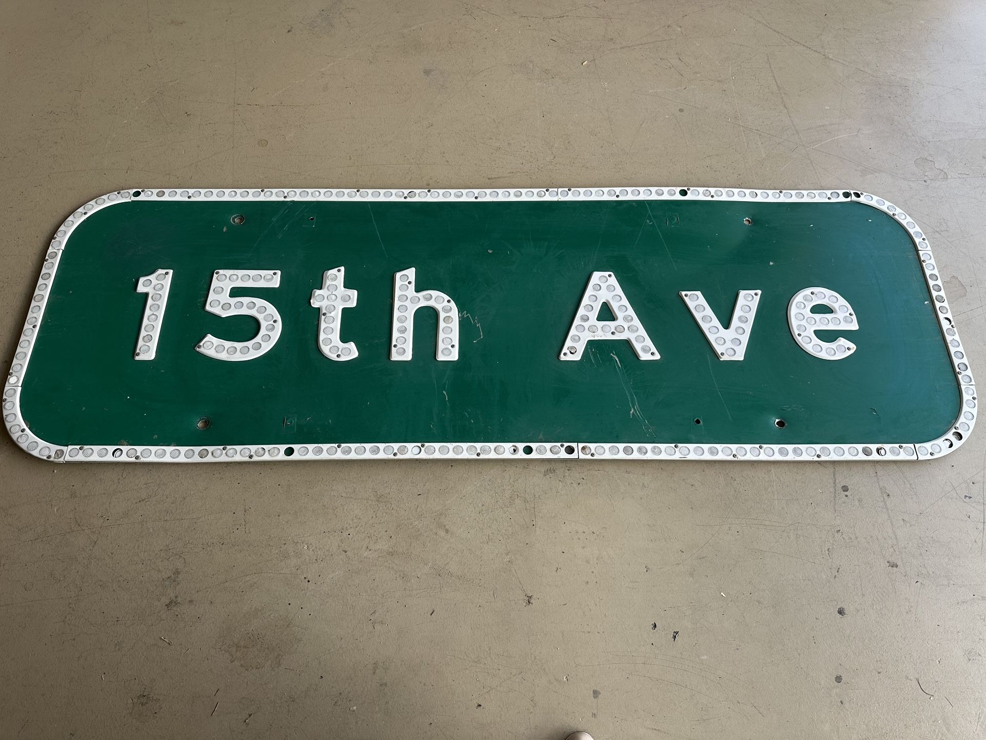 Arizona Street Sign W/ Reflectors