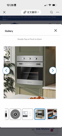 Empava 2026 New Model 24 inch Single Electric Wall Oven Single-fan and ( Stainless steel )