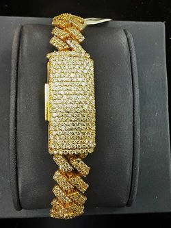 Fancy Bracelet - Yellow Gold 14k (.585) 91.8 grams 7 inch