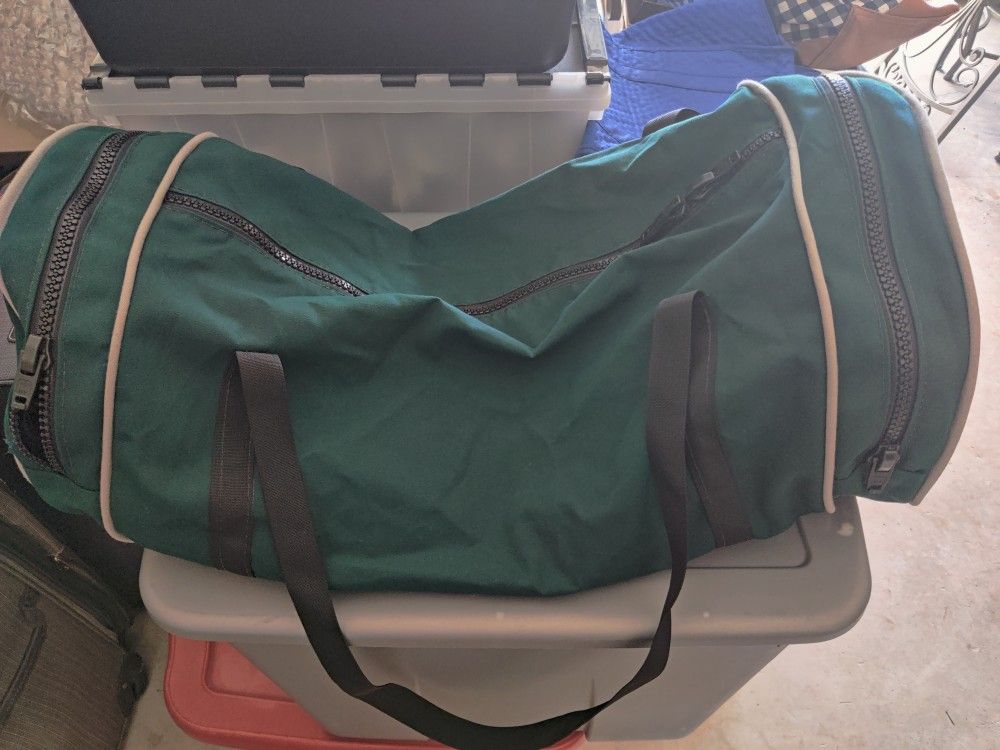 Green Barrel Duffle Bag