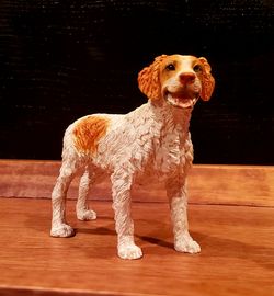 Brittany Spaniel Figurine 4x6 not a toy