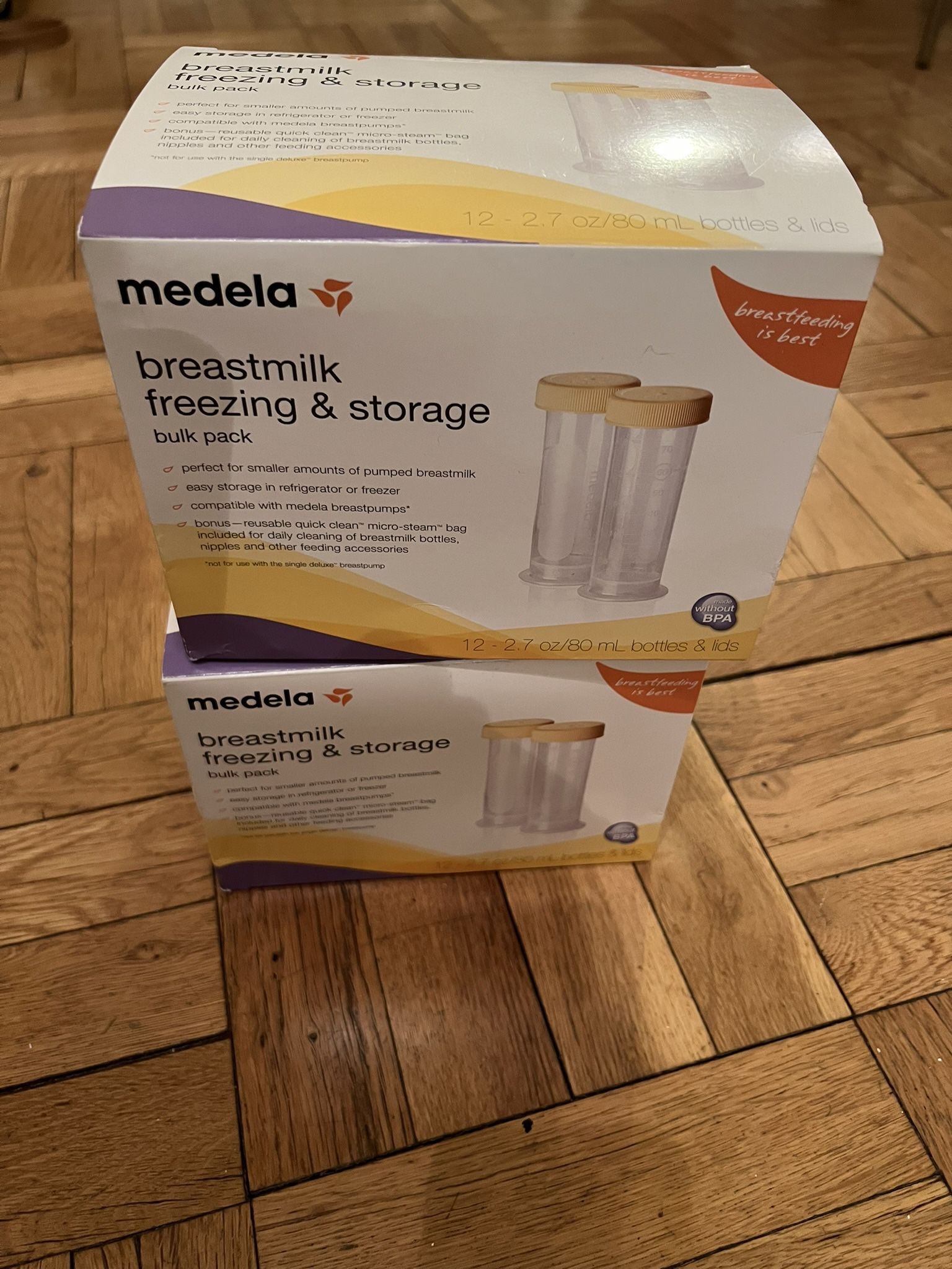 Medela 80ml Breastmilk Freezing & Storage Bulk Pack *3