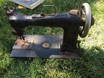 Old heavy sewing machine