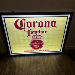 Corona Familiar  Neon Sign