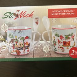 Brand New Gnome Mug Set
