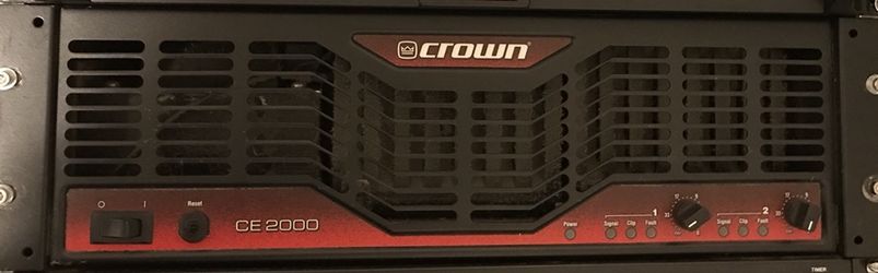 Crown CE 2000 power amp