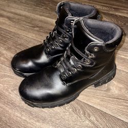 Steel Toe Leather Work Boots