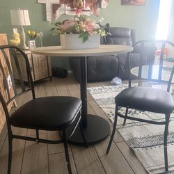 Table with two chairs